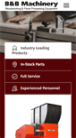 Mobile Screenshot of bbmachinery.com